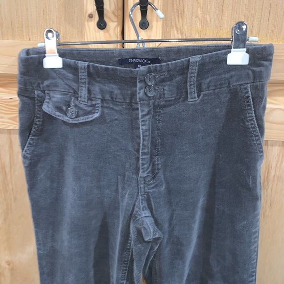 Chadwick’s gray corduroy pants size 8T - Picture 2 of 5